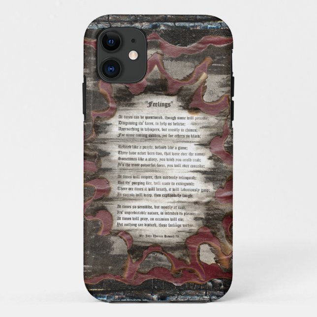 Capa Para iPhone 11 Sentimentos (Verso)