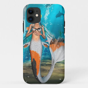 Capa Para iPhone 11 Sereia Azul