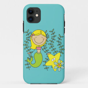 Capa Para iPhone 11 Sereia loura