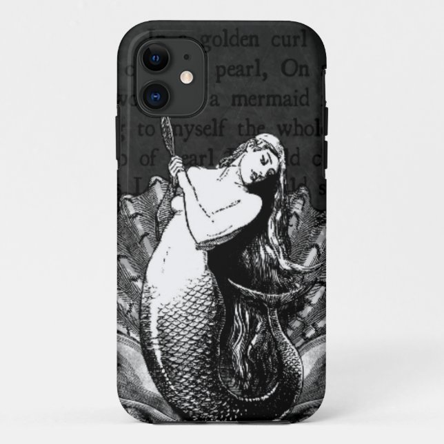 Capa Para iPhone 11 +{{ Sereia Vitoriana }}+ (Verso)