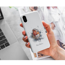 Capa Para iPhone 11 Serene Robin, costume