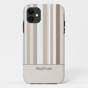 Capa Para iPhone 11 Serene Stripes Minimalista
