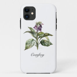 Capa Para iPhone 11 Serene Watercolor Comfrey, personalizada