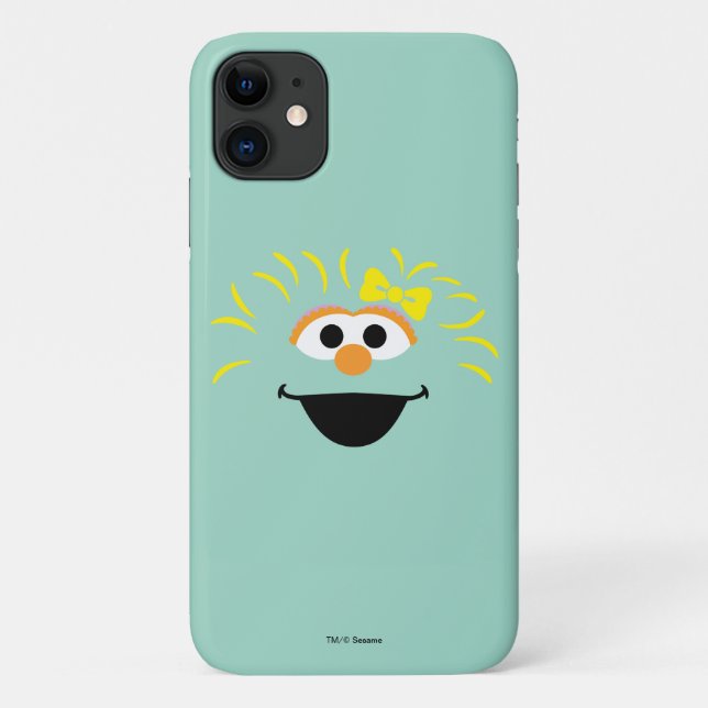Capa Para iPhone 11 Sesame Street | Arte Facial da Rosita (Verso)