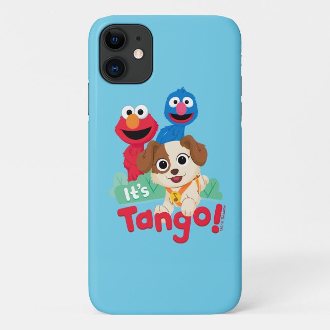Capa Para iPhone 11 Sesame Street | É Tango Com Elmo & Grover (Verso)