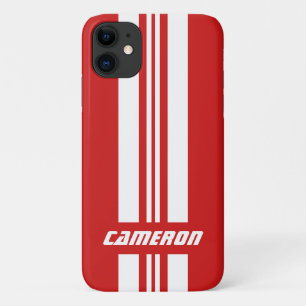 Capa Para iPhone 11 Seu Nome Cores Totalmente Personalizadas Faixas 1