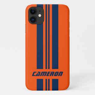 Capa Para iPhone 11 Seu Nome Cores Totalmente Personalizadas Faixas 1