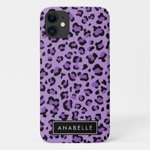 Capa Para iPhone 11 Seu Nome - Impressão Animal, Leopardo Espetado - 
