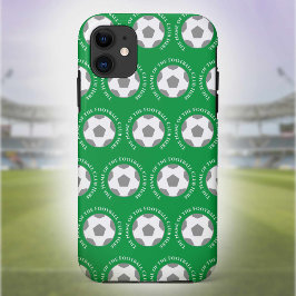 Capa Para iPhone 11 Seu Time de Futebol em Verde