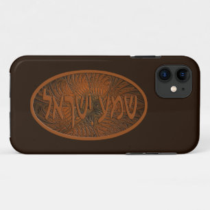 Capa Para iPhone 11 Shema de Madeira Cintada Yisrael