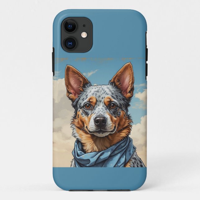 Capa Para iPhone 11 Shepard australiano (Verso)