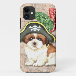 Capa Para iPhone 11 Shih Tzu Pirate
