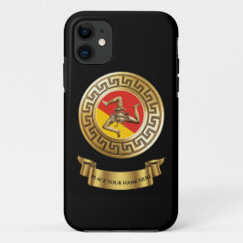 Capa Para iPhone 11 Siciliana Trinacria Personalizada