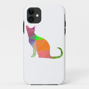 Capa Para iPhone 11 Silhouette de Gato Baixo