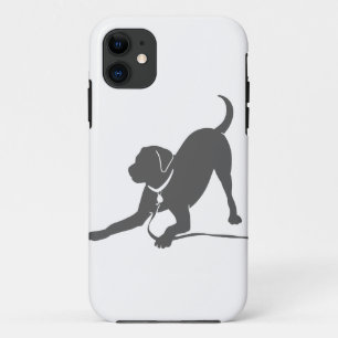 Capa Para iPhone 11 Silhueta labrador