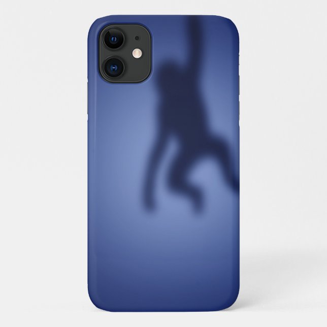 Capa Para iPhone 11 Silhueta macaco (Verso)