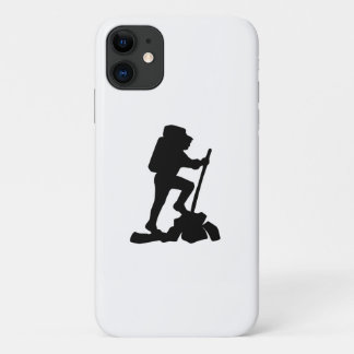 Capa Para iPhone 11 silhueta preta de caminhonete simples