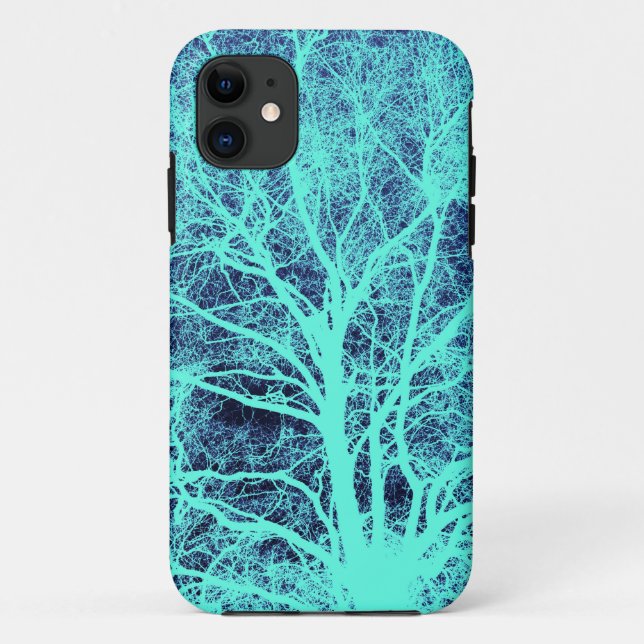 Capa Para iPhone 11 Silhueta verde (Verso)