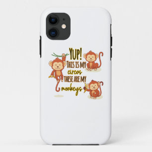 Capa Para iPhone 11 Sim! Este é o meu circo Estes são os meus três mac