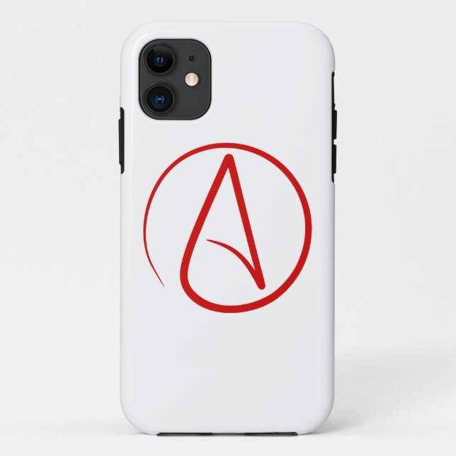 Capa Para iPhone 11 símbolo ateísmo religioso (Verso)