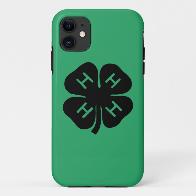 Capa Para iPhone 11 Símbolo: clube 4-H (Verso)