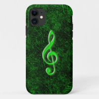 Símbolo de Nota de Música Verde iPhone 5 Case