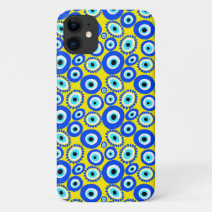 Capa Para iPhone 11 Símbolo de Olho mau em amarelo
