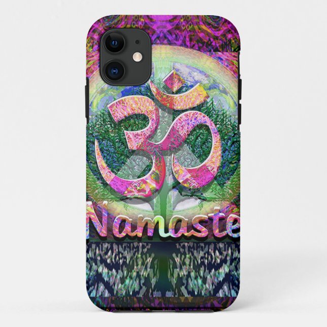 Capa Para iPhone 11 Símbolo de paz de Namaste (Verso)
