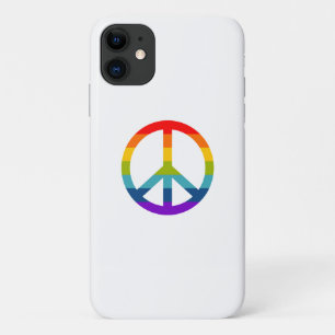 Capa Para iPhone 11 Símbolo de Paz do Arco-Íris