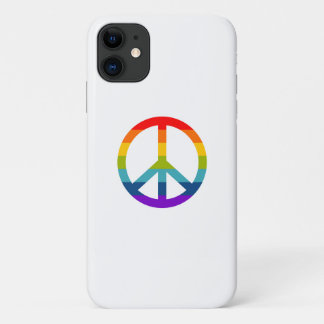 Capa Para iPhone 11 Símbolo de Paz do Arco-Íris