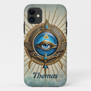 Capa Para iPhone 11 Símbolo do olho do Egito,