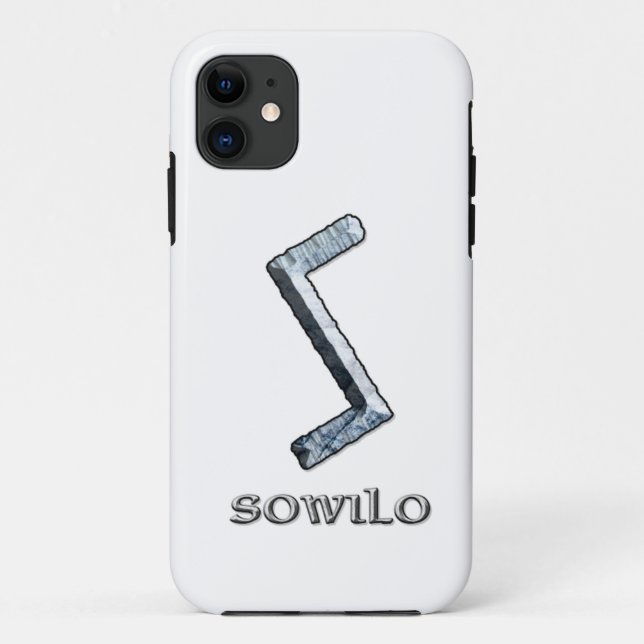 Capa Para iPhone 11 Símbolo do rune de Sowilo (Verso)