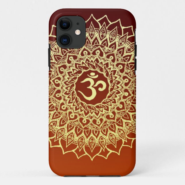 CAPA PARA iPhone 11 SÍMBOLO HINDU DE OM (Verso)