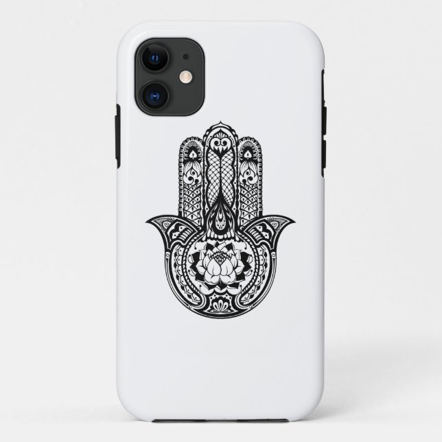Capa Para iPhone 11 Símbolo inspirado de Hamsa (Verso)