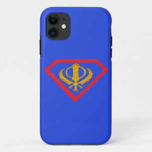 Capa Para iPhone 11 Símbolo sikhísmo de leão do Khanda legal