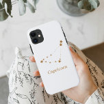 Capa Para iPhone 11 Símbolo Zodiac Moderno, Capricórnio Dourado | Elem<br><div class="desc">Símbolo Zodiac Moderno,  Capricórnio Dourado | Elemento Terra</div>