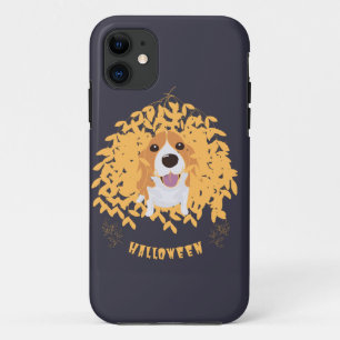 Capa Para iPhone 11 Simples Elegante, meu cachorro e halloween