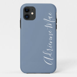 Capa Para iPhone 11 Simplesmente personalizado Denim Blue