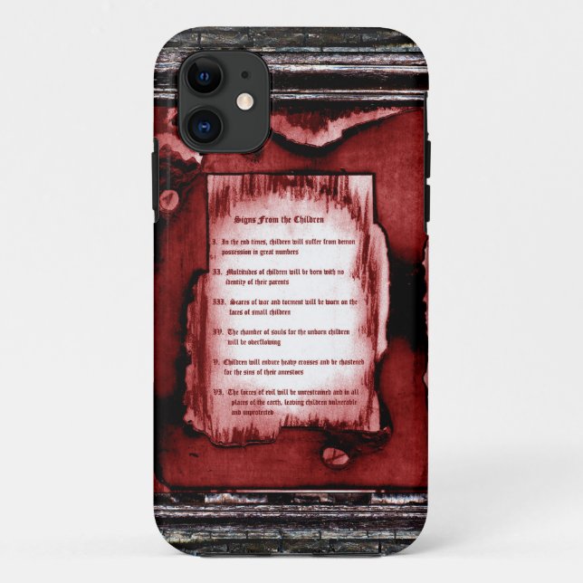 Capa Para iPhone 11 Sinais Das Crianças (Verso)