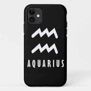 Capa Para iPhone 11 sinal de Aquarius Zodiac