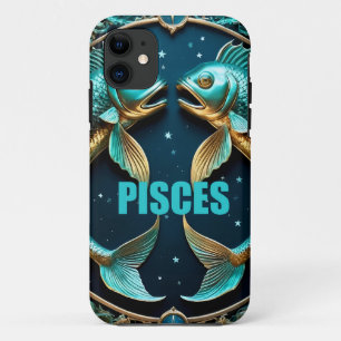 Capa Para iPhone 11 sinal de astrologia de peixes
