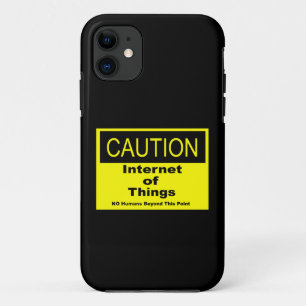 Capa Para iPhone 11 Sinal de Aviso de Caução IoT da Internet das Coisa