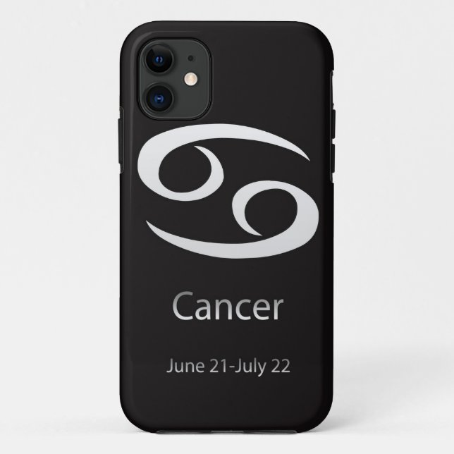 Capa Para iPhone 11 Sinal de estrela do cancer (Verso)