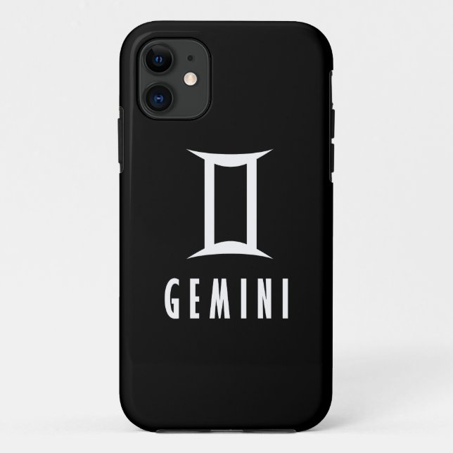 Capa Para iPhone 11 Sinal de gemini zodiac (Verso)