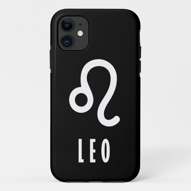 Capa Para iPhone 11 Sinal de Leo Zodiac (Verso)
