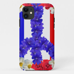 Capa Para iPhone 11 sinal de paz da bandeira francesa