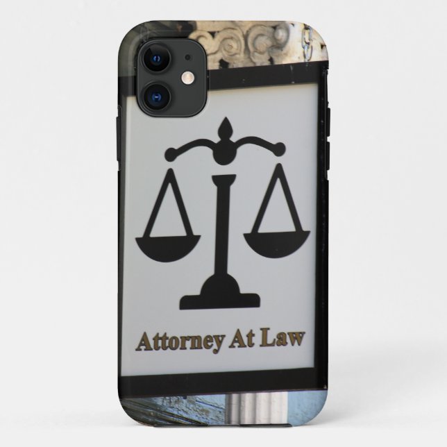 Capa Para iPhone 11 Sinal de Procurador-Geral (Verso)