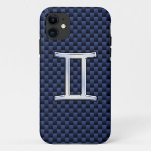 Capa Para iPhone 11 Sinal do zodíaco dos Gêmeos no impressão da fib