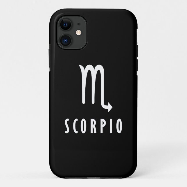 Capa Para iPhone 11 Sinal Scorpio zodiac (Verso)