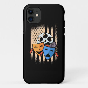 Capa Para iPhone 11 Sinalizador América do Ator de Teatro